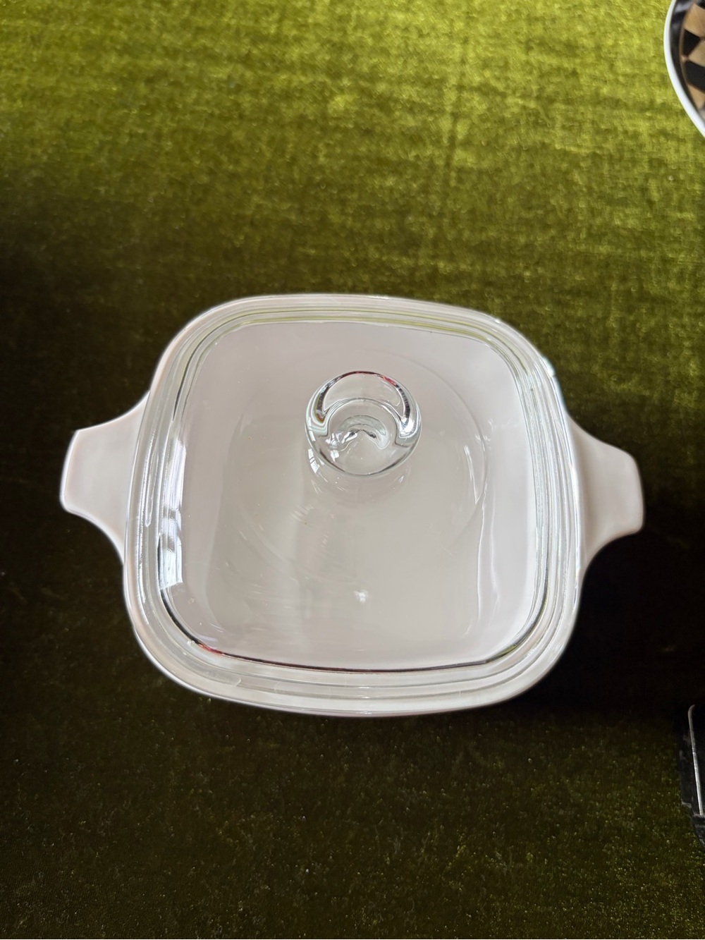 Vintage Corning Ware casserole dish